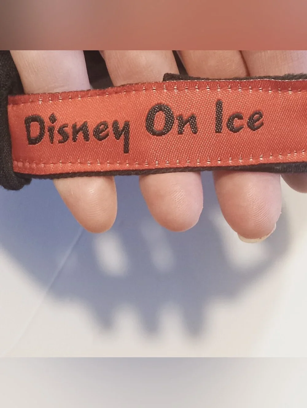 Disney on Ice Mickey Mouse Black Hat with Face, Nose and Ears, Adjustable
